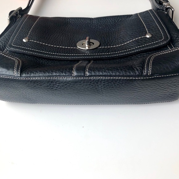 COACH Black Pebble Crossbody Vintage Purse EUC - Picture 3 of 7